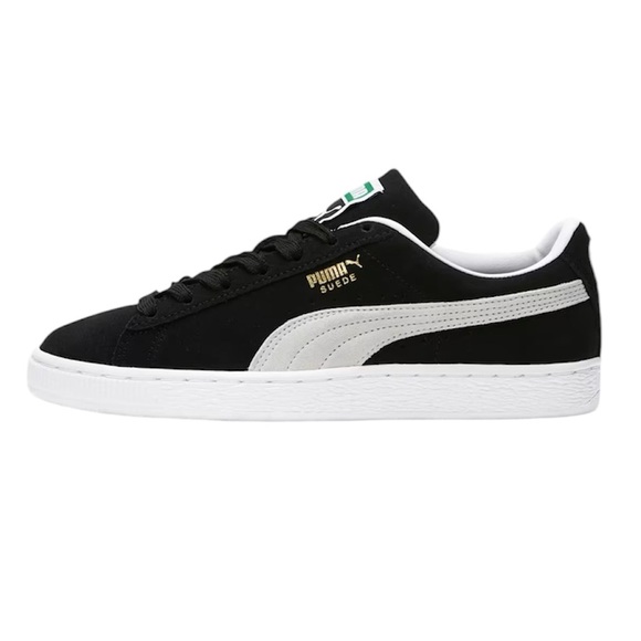 Puma Suede Classic XXI Women's Sneakers Black Suede Leather Low Top Size 7.5 - Picture 1 of 12